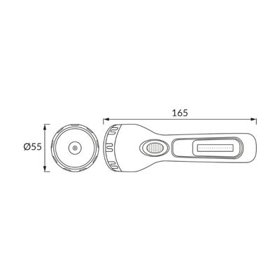 Lampe Torche Rechargeable 1W 6h Autonomie - SILAMP