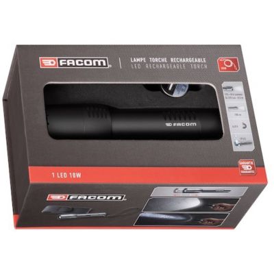 Lampe torche rechargeable compacte 814 lm LED 10W avec faisceau réglable - 779.CRTPB