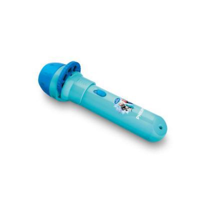 Lampe torche Reine des neiges nomade à piles pour enfants, 11 cm.
