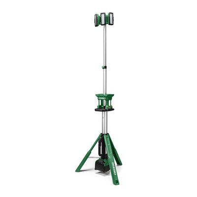 Lampe À Trépied 18v 4000 Lumens Hikoki Ub18dgw4z Livrée Avec Adaptateur Secteur (vendu Sans Batterie)