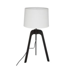 Lampe trépied en Bambou et Métal H 58.5 cm