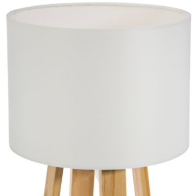 Lampe trépied esprit scandinave (20x40 cm - Blanc)