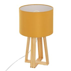 Lampe trépied esprit scandinave (20x40 cm - Jaune)