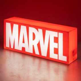 Lampe USB Logo Marvel V2 Disney sans fil Paladone l.30cm x H.12cm x P.6,5cm