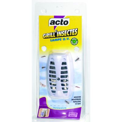 Lampe UV anti-insectes volants Acto Grill'insectes | Castorama