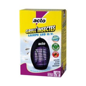 Lampe UV anti-moustiques Acto Grill'Insectes 30m²