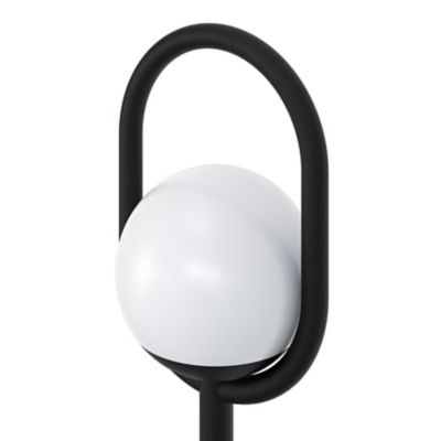 Lampes à piquer extérieures Ruble LED intégrée 3 x 100 lm IP44 GoodHome noir vendue par 3 pièces