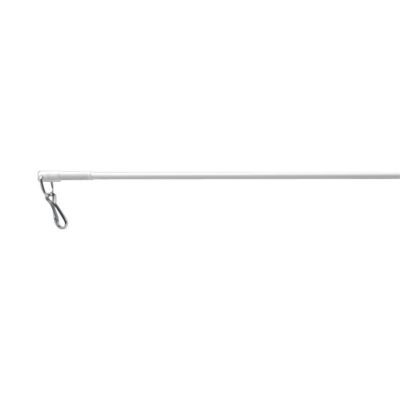 Lance-Rideau Métal Blanc 100cm - Pour Ouvrir/Fermer Facilement - Fixation Sans Percer