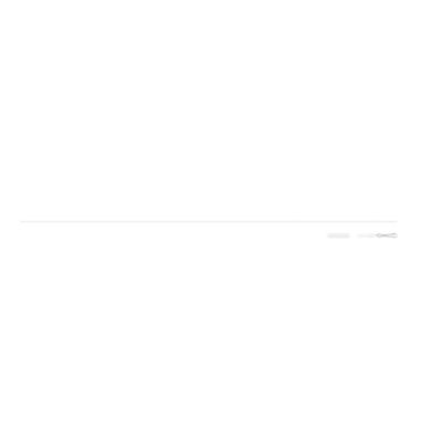 Tringle à Rideau Extensible Aluminium Blanc – Longueur 125 Cm – Compatible Tous Rideaux Légers