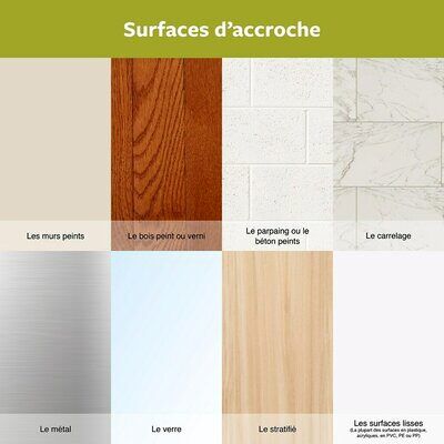 Languette accroche tableau pour grands cadres 3M Command, 24 pièces 7.2 kg