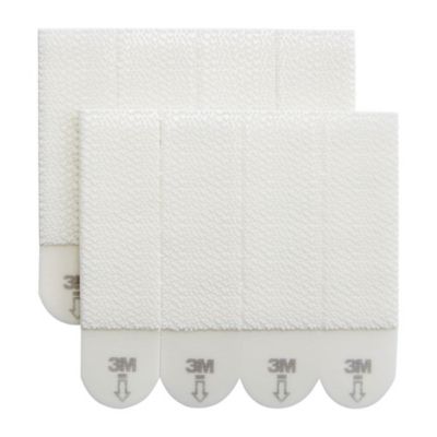Languette de fixation pour tableaux moyen modèle Blanc vendue par 8 pièces