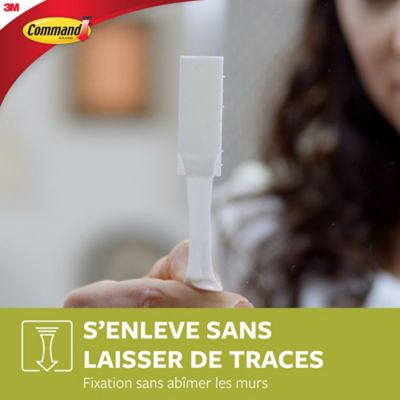 Languette de fixation pour tableaux petit modèle Blanc vendue par 8 pièces