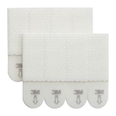 Languette de fixation pour tableaux petit modèle Blanc vendue par 8 pièces