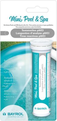 Languettes d'analyse PH et Chlore Bayrol