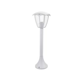 Lanterne Blanche sur Pied Douille E27 IP44 Hauteur 60cm