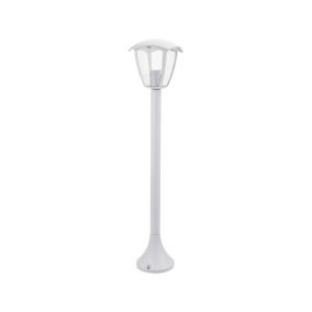 Lanterne Blanche sur Pied Douille E27 IP44 Hauteur 95cm