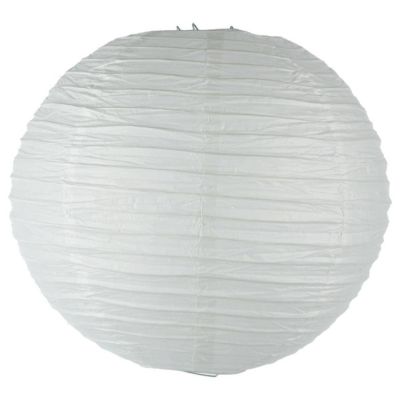 Lanterne boule papier blanc D35cm - ATMOSPHERA CREATEUR D'INTERIEUR
