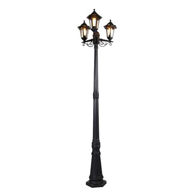 Lanterne d'extérieur classique noire 3 lumières IP44 - New Haven