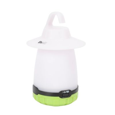 Lanterne de camping LED 80 lumens Diall autonomie 15h fonctionne avec 3 piles AA (LR6)