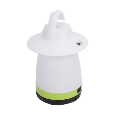 Lanterne de camping LED 80 lumens Diall autonomie 15h fonctionne avec 3 piles AA (LR6)