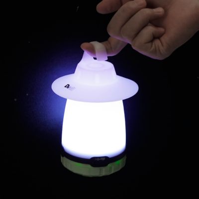 Lanterne de camping LED 80 lumens Diall autonomie 15h fonctionne avec 3 piles AA (LR6)