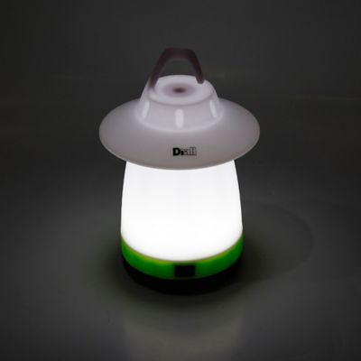 Lanterne de camping LED 80 lumens Diall autonomie 15h fonctionne avec 3 piles AA (LR6)