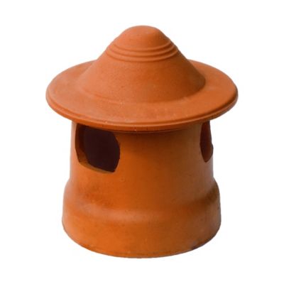 Lanterne en terre cuite rouge Ø120 mm