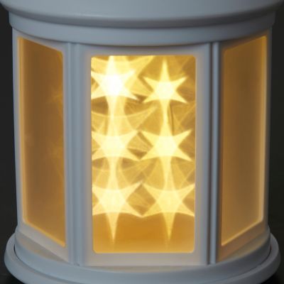 Lanterne hologramme blanche 20,5 cm