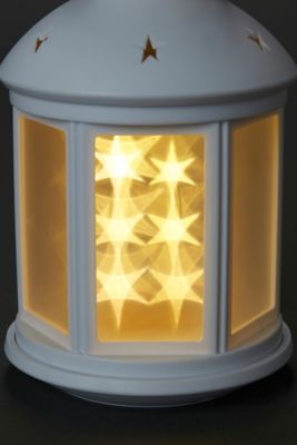 Lanterne hologramme blanche 20,5 cm