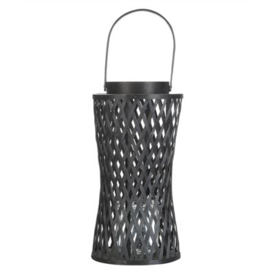 Lanterne MACTAN 38 cm Bambou Noir