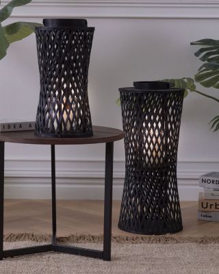 Lanterne MACTAN 38 cm Bambou Noir