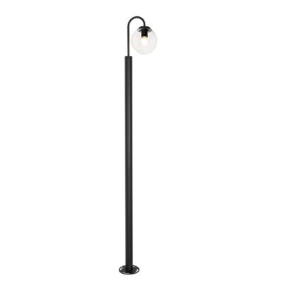 Lanterne moderne noire avec verre clair 200 cm IP44 - Sfera