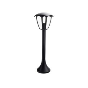 Lanterne Noire sur Pied Douille E27 IP44 Hauteur 60cm