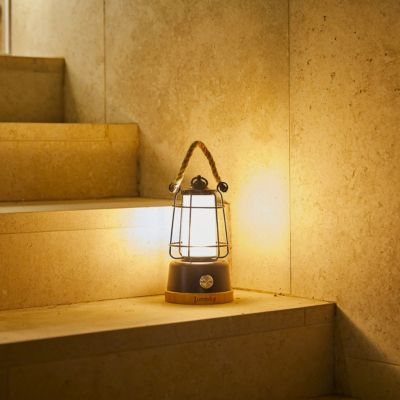 Lanterne sans fil LED WILDY Noir Métal H23CM