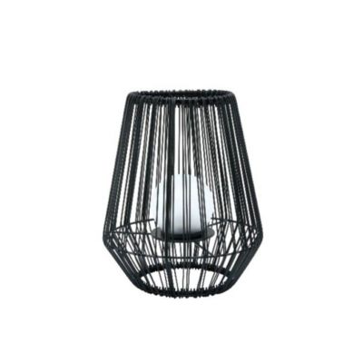 Lanterne solaire ajourée- Hauteur 30,5cm- Diamètre 25,8cm- LED blanche- 10 Lumens- Eclairage extérieur Jardin