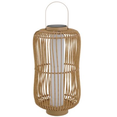 Lanterne solaire en rotin H.60 cm 5,2 W IP65 Lumisky Mariel Tall