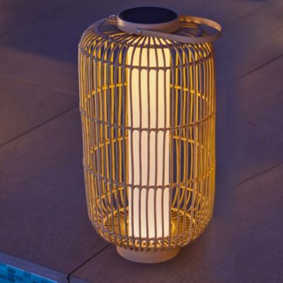 Lanterne solaire en rotin H.60 cm 5,2 W IP65 Lumisky Mariel Tall