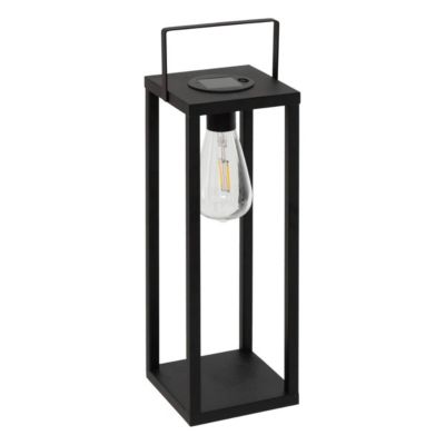 Lanterne solaire Faby H36cm noir - Atmosphera