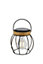 Lanterne solaire LED intégrée Amanpulo jute IP44 0,06W blanc chaud l.13,5 x H.18,5 cm