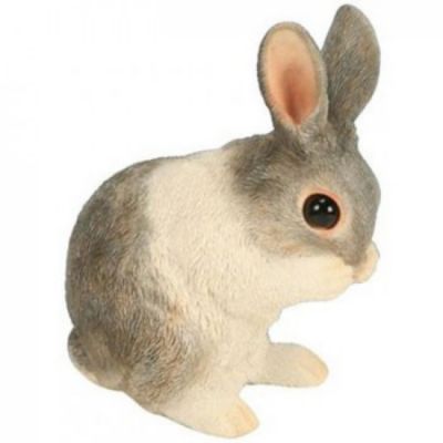 Lapereau museau 2 tons gris 12 cm