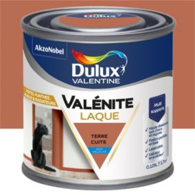 Laque acrylique Valénite Dulux Valentine terre cuite mat velouté 0,125L