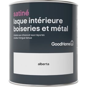 Laque boiseries et métal GoodHome Alberta Satin 0,75L