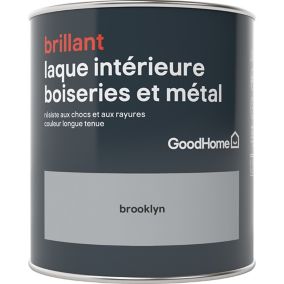 Laque boiseries et métal GoodHome Brooklyn Brillant 0,75L