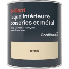 Laque boiseries et métal GoodHome Toronto Brillant 0,75L