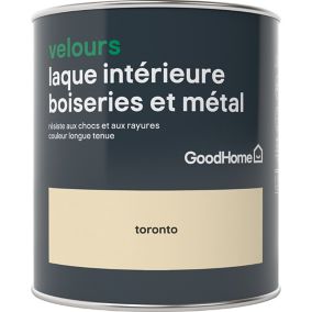 Laque boiseries et métal GoodHome Toronto Velours 0,75L
