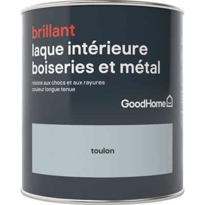 Laque boiseries et métal GoodHome Toulon Brillant 0,75L