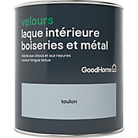 Laque boiseries et métal GoodHome Toulon Velours 0,75L