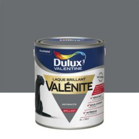 Laque boiseries et métal Valénite Dulux Valentine brillant gris anthracite 2L