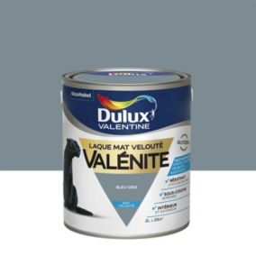 Laque boiseries et métal Valénite Dulux Valentine mat bleu gris 2L