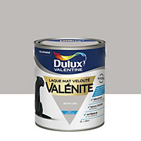 Laque boiseries et métal Valénite Dulux Valentine mat gris béton gris 2L